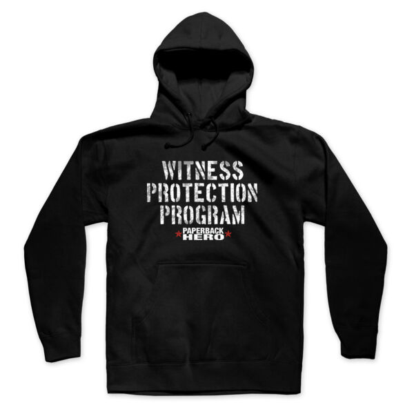 WITNESS PROTECTION PROGRAM - PREMIUM UNISEX PULLOVER HOODIE - BLACK Thumbnail