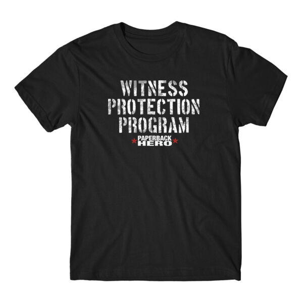 WITNESS PROTECTION PROGRAM - PREMIUM MEN'S/UNISEX S/S TEE - BLACK Thumbnail